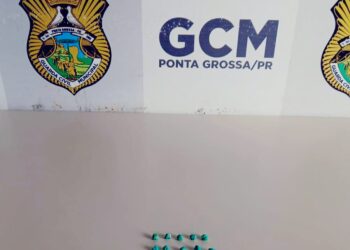 GCM apreende crack e encaminha suspeito à delegacia na região do Chapada, em Ponta Grossa