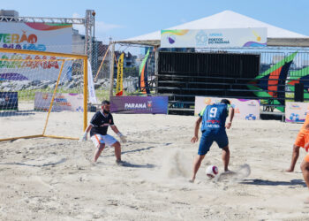 TV Paraná Turismo transmite final da Copa Sul de Beach Soccer direto de Caiobá