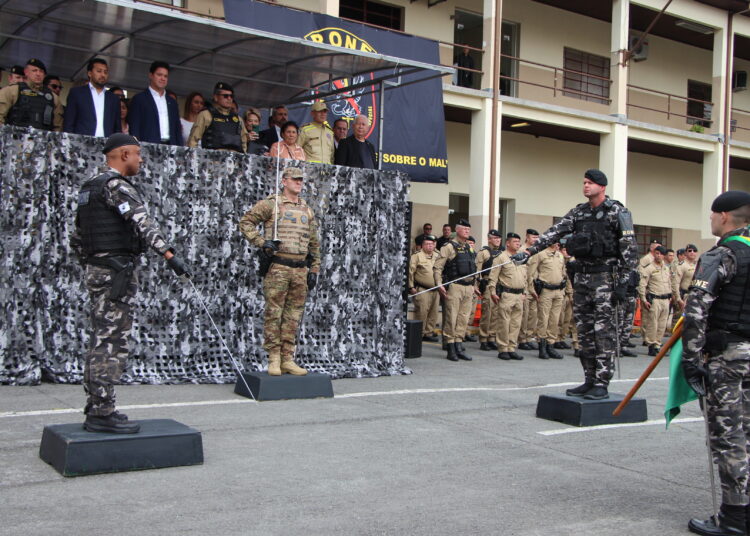 PMPR realiza solenidade de entrega de comando do BPRONE